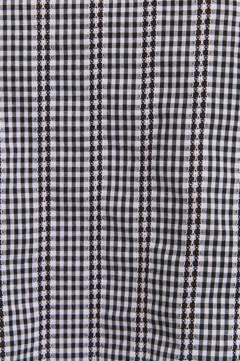 Gingham Tie Top