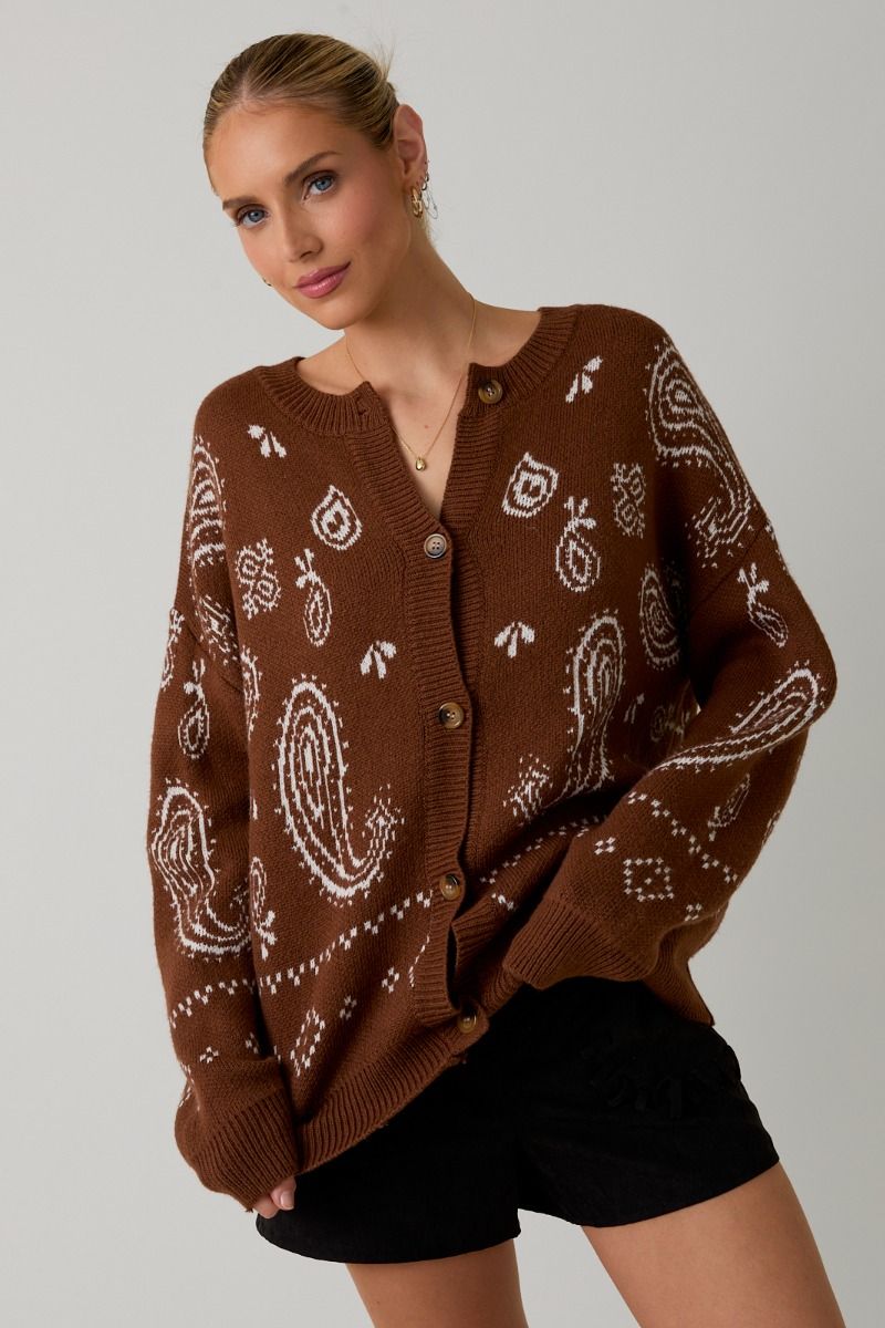 Paisley Cardigan
