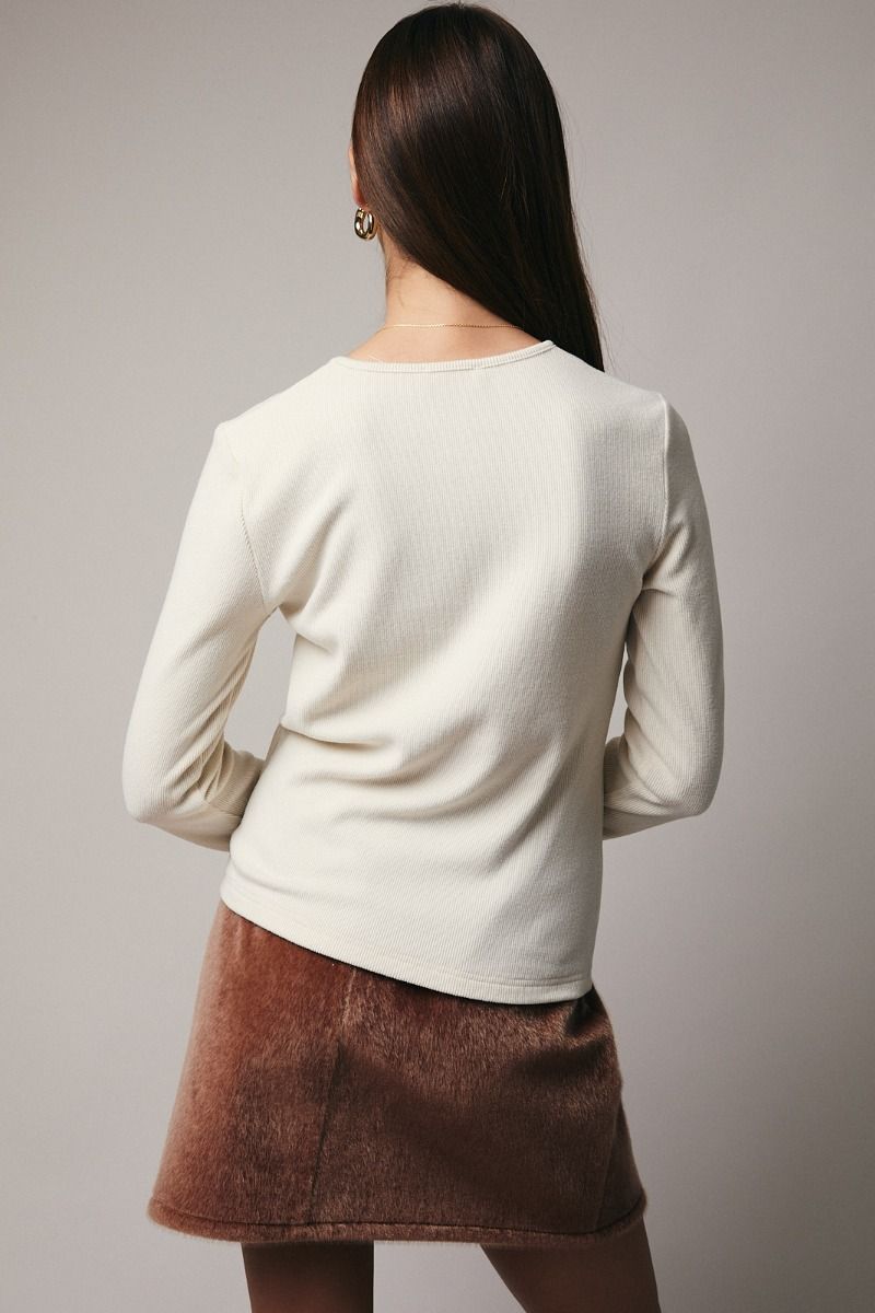 Christmas Motif Long Sleeve Tee