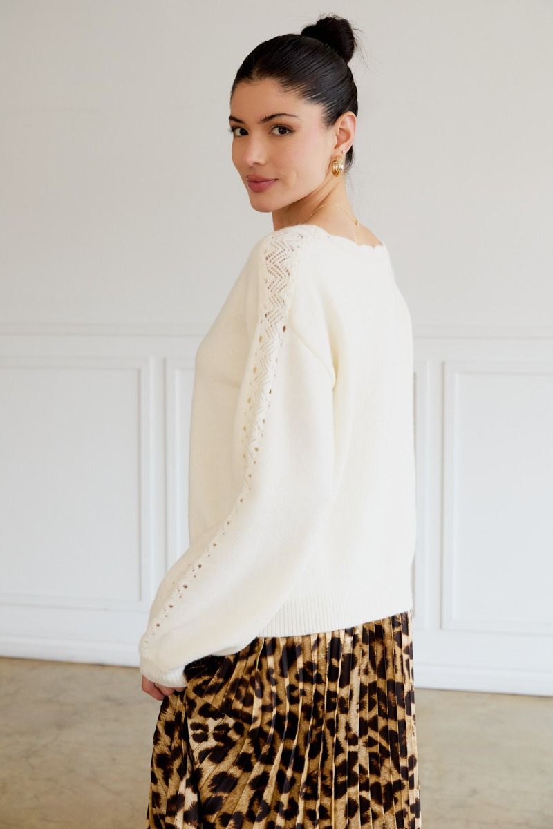 Soft Boat Neck Sweater