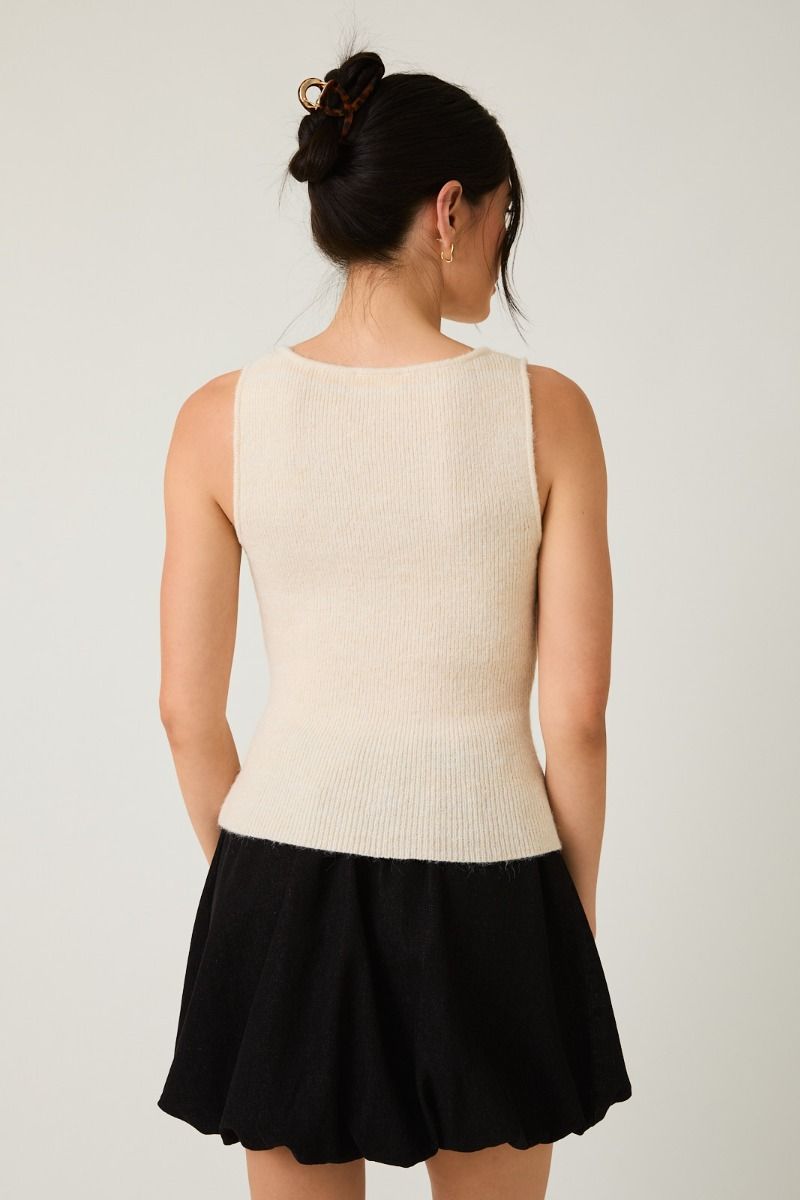 Boat Neck Knit Tank