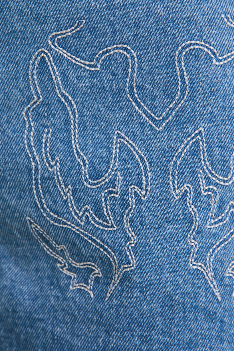 Western Wild Denim Shorts
