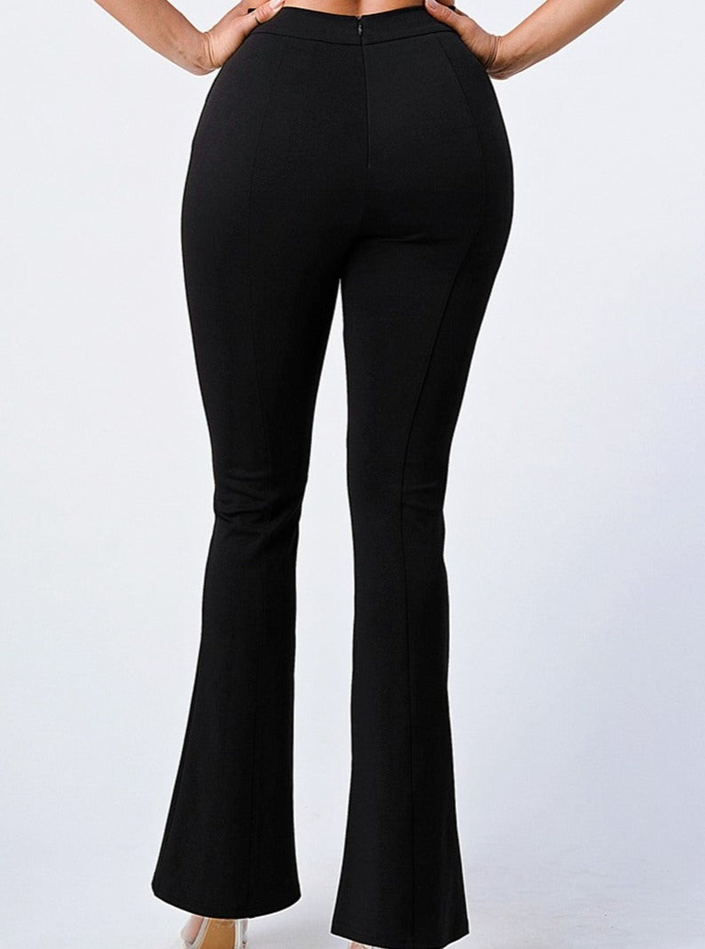 Perfect Flare Trouser - Black